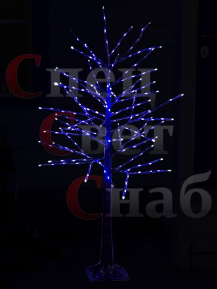 Светодиодное дерево 1,5 м синее