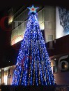 Световая подсветка деревьев "Клип-лайт" 100м Синяя на елку