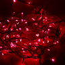 Гирлянда светодиодная для деревьев "Клип-лайт" 100м Красная. Нить белая