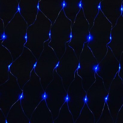 Светодиодная гирлянда-сетка 2 х 2 м Синяя