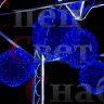 Светодиодный Новогодний шар 30 cм Фиолетовый, Синий 2 шт