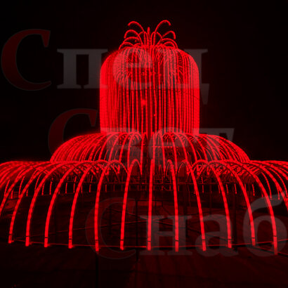 Светодиодный фонтан "Оазис" Красный