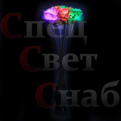 Внутренняя новогодняя гирлянда "Букет роз" 70 см