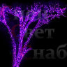 Гирлянда светодиодная для деревьев "Клип-лайт" 100м  Фиолетовая