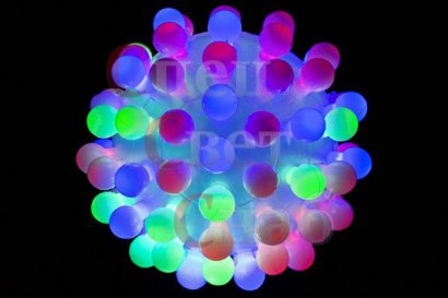 Светодиодный (LED) шар. Из цветных шаров.