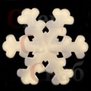 Светодиодная снежинка Теплая белая 53 см 