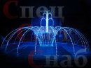 Световой фонтан Синий 9 x 9 x 4 м 40