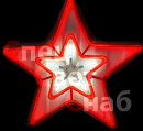 Светодиодная звезда Красная