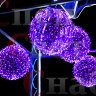 Светодиодная фигура Новогодний шар 50 см Фиолетовый