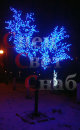 Светодиодное дерево Яблоня. Синяя. 2,5 м