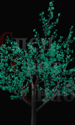 Светодиодное дерево Яблоня. Айс-блу. 2,5 м