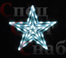 Светодиодная звезда. Белая. 8 р.