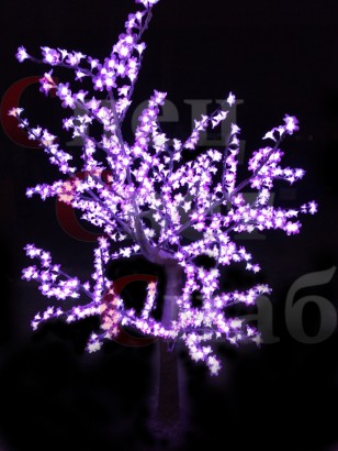 Светодиодная Сакура 2 м Фиолетовая