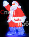 Светодиодная фигура "Дед Мороз" 2,1 м. Акрил.