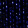 Светодиодная новогодняя гирлянда "Дождь" Синий 2 х 3 м 