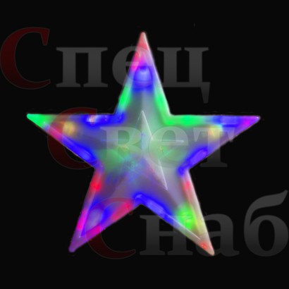 Светодиодная фигура "Звезда" Пластик Мульти 40 см Новинка