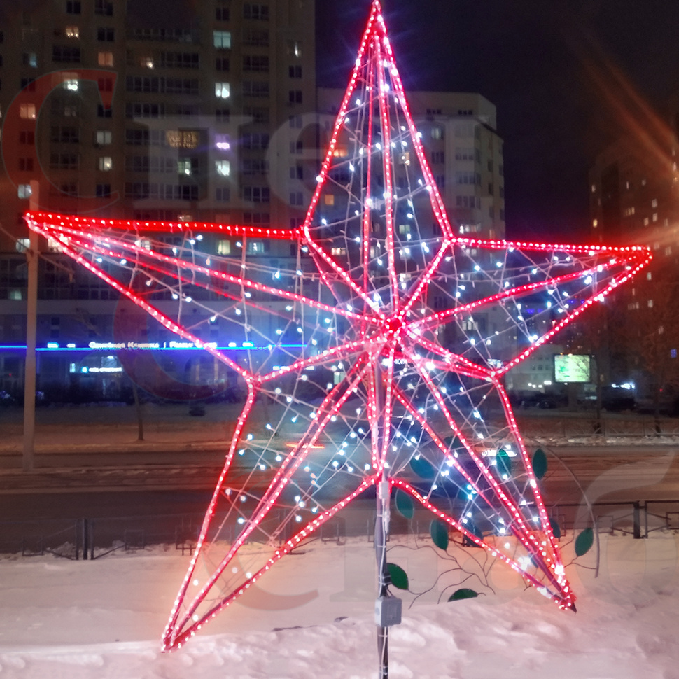 Макушка звезда Кремлевская яркая