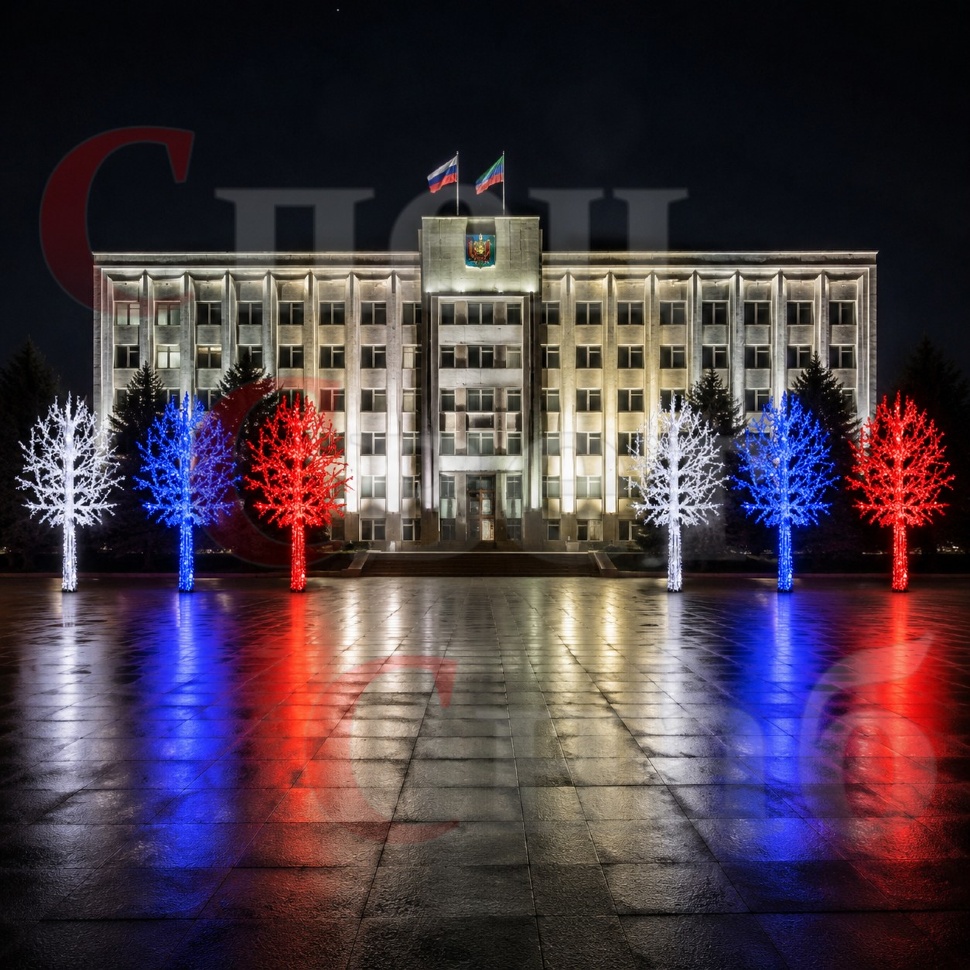 Световое дерево "Береза"