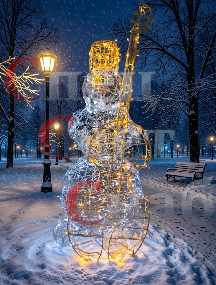 Снеговик Музыкант