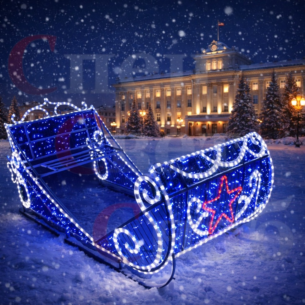 Сани со звездой