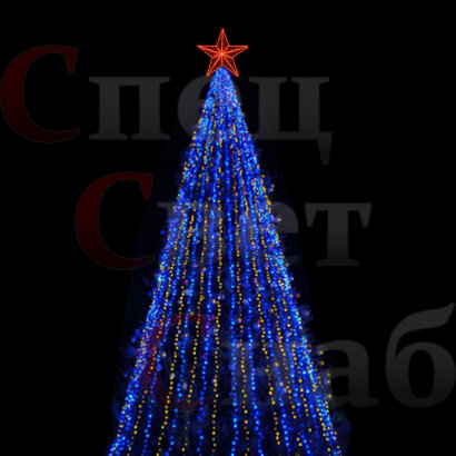 Украшение для уличной ели 10 м Набор с Кремлевской звездой