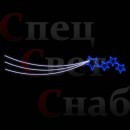 Светодиодная перетяжка "Звездный след" 4м синий
