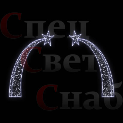 Световая декоративная композиция Врата "Две Кометы"