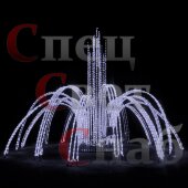 Светодиодный фонтан Лучи Надежды 3,4м Белый