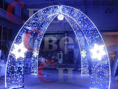 Новогодняя Арка 5.5 x 4 м "Ворота"