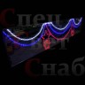 Ограждение "Занавес со звездами" 4 х 0,8 м Триколор нити