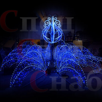 Световой фонтан "Уличное сияние" FOS2-KrP-4.8