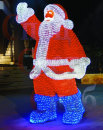 Статуя декоративная “Дед Мороз” светящаяся.