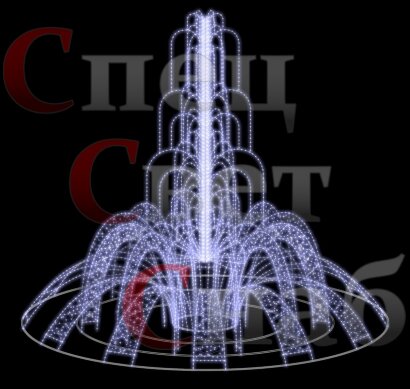 Светодиодный фонтан "Симфония Ронда" 